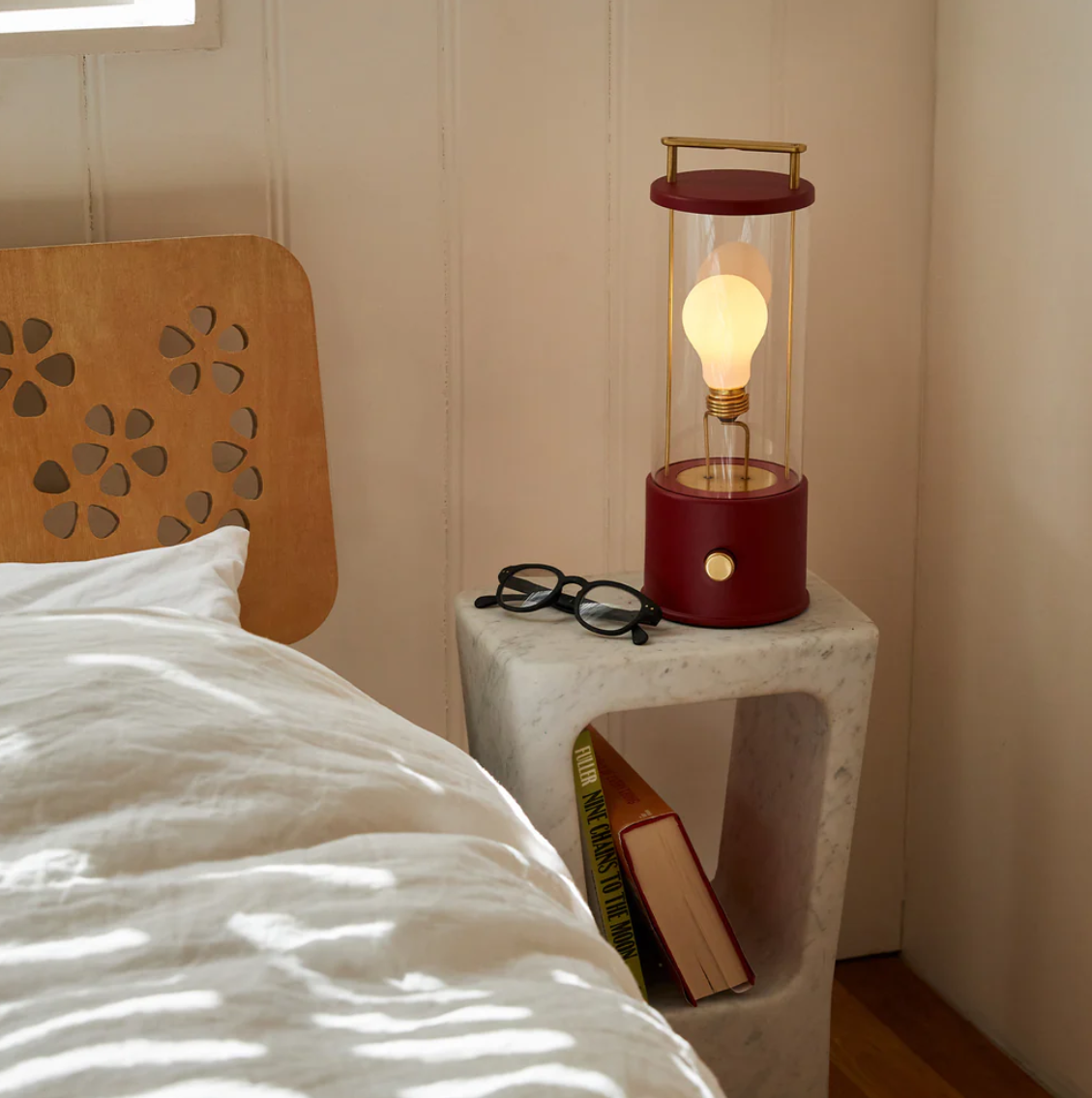 Portable Table Lamp - Cordless Rechargeable Warm Dimmable Light
