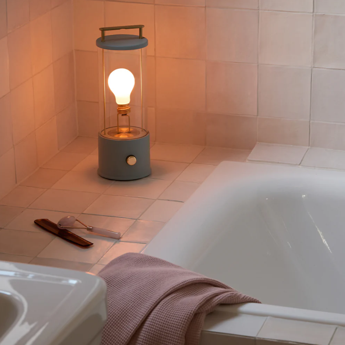 Portable Table Lamp - Cordless Rechargeable Warm Dimmable Light