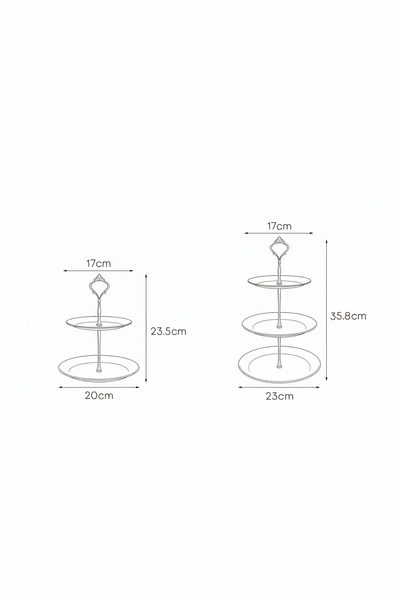 GLANS | Multi-Tiered Metal Stand