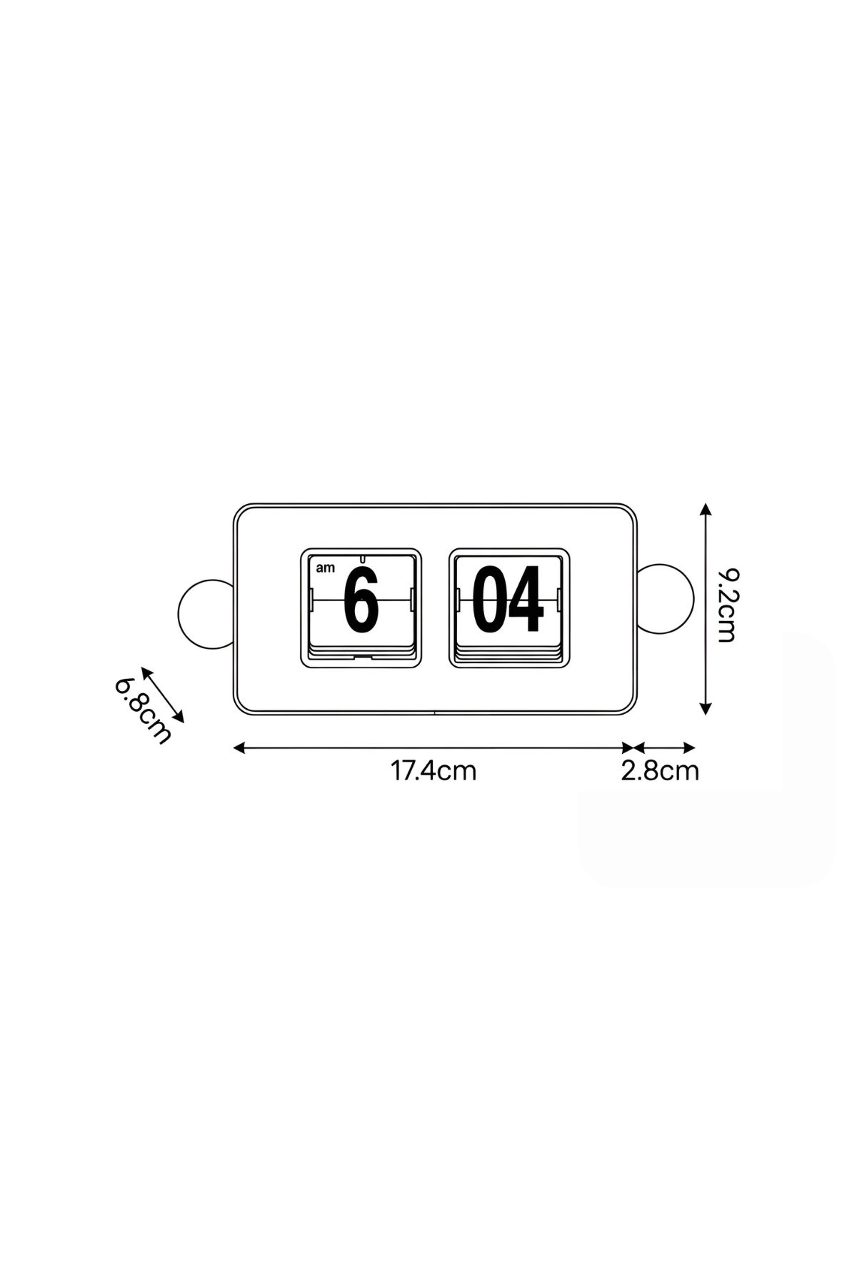 BLADDRA | Mechanical Flip Clock