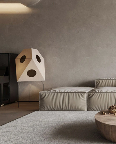 Japanese Floor Lamp | Minimalist Rice Paper Bamboo Lamp