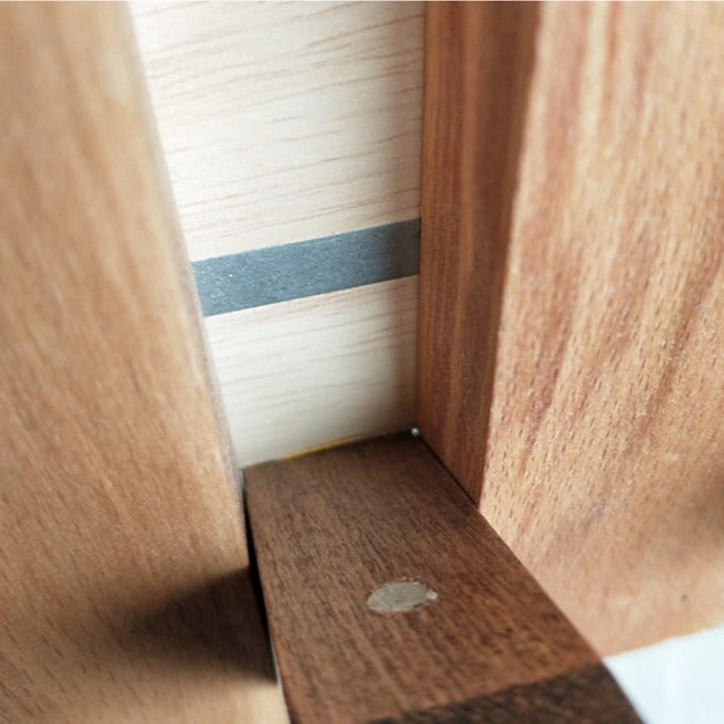 Foldable Wooden Hanger – Beech & Walnut Multi Tier Rack