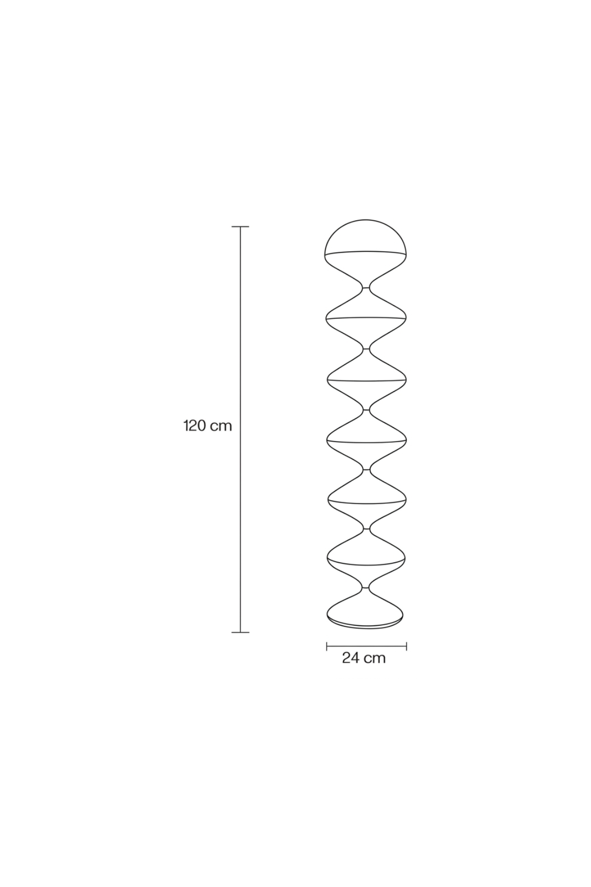 NORDIC-FLUX | Hourglass Sculptural Lamp