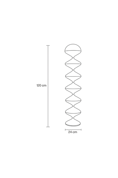 NORDIC-FLUX | Hourglass Sculptural Lamp