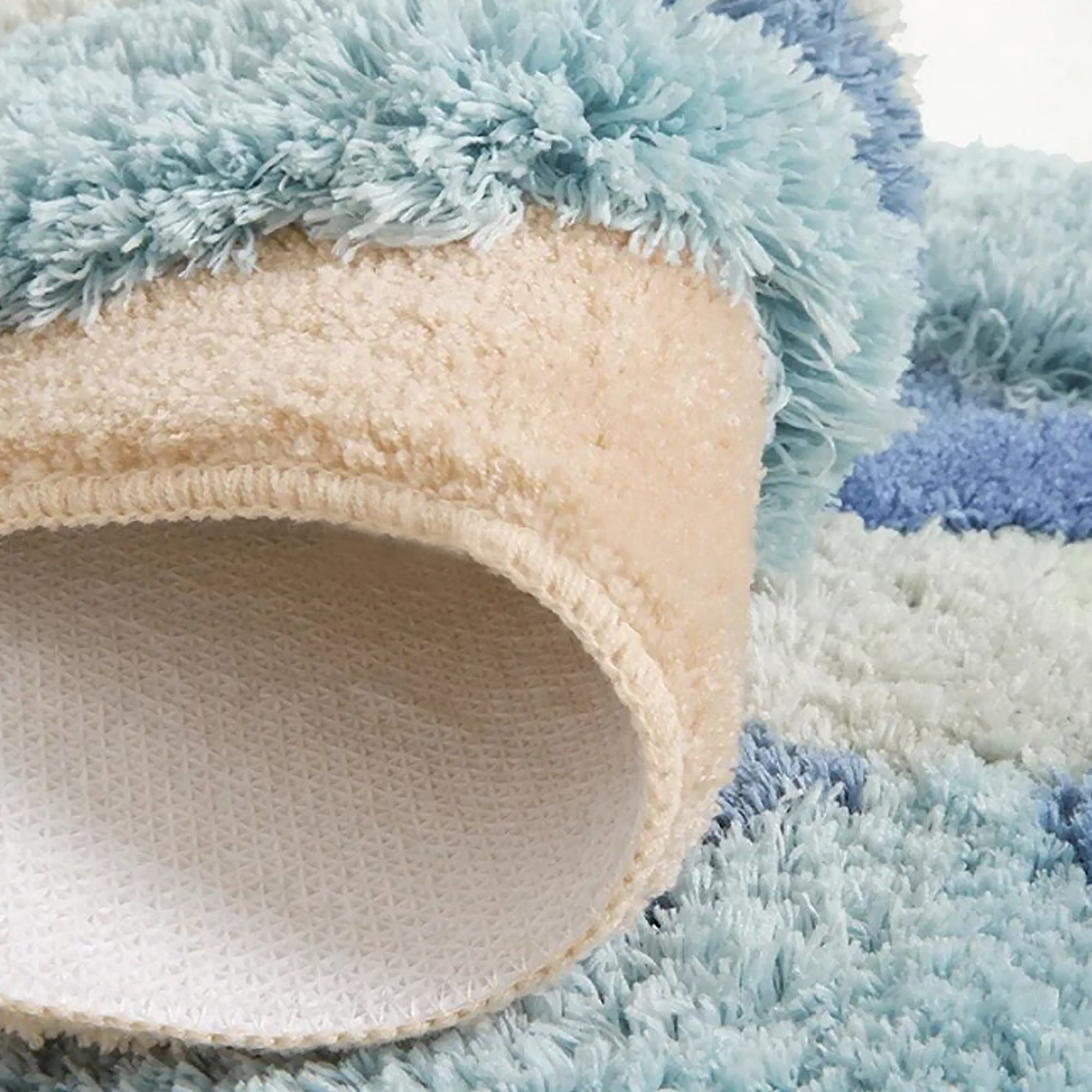 Beach Wave Rug - 3D Ocean Inspired Polyester Mat