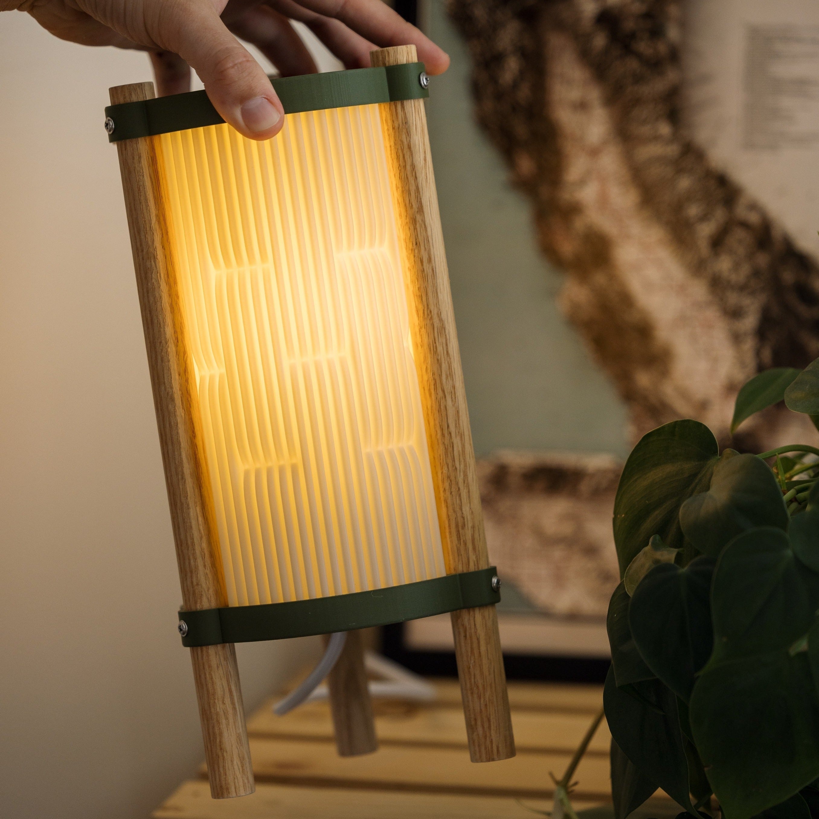 Toro Table Lamp - Modern Oak Wood Lamp | Eco Friendly Lighting