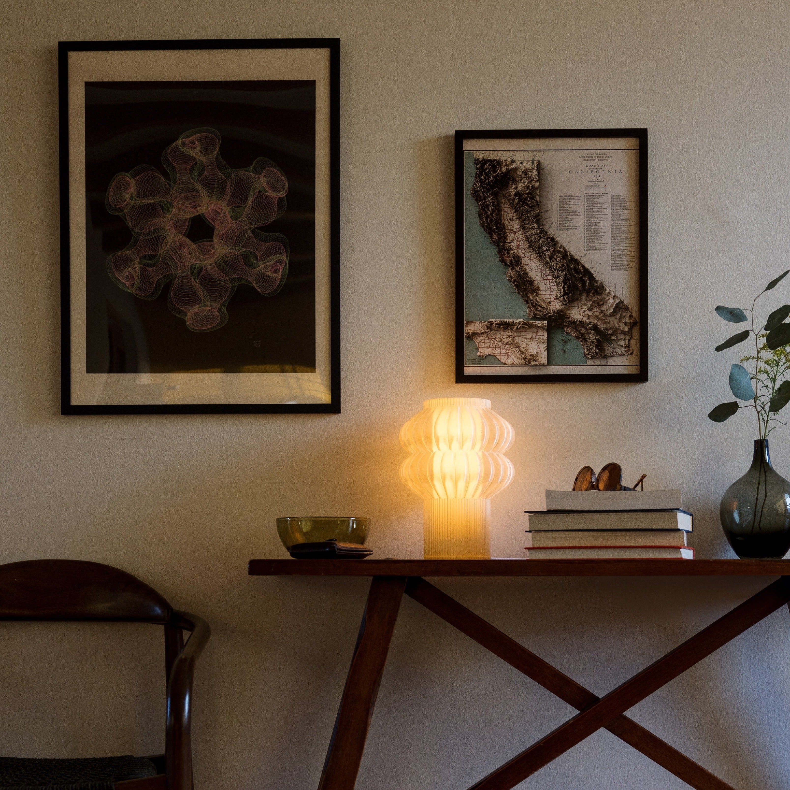 Oppi Table Lamp - Modern 3D Printed LED Light