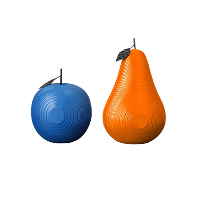 Fruit Sculpture - 3D Printed Apple & Pear Art
