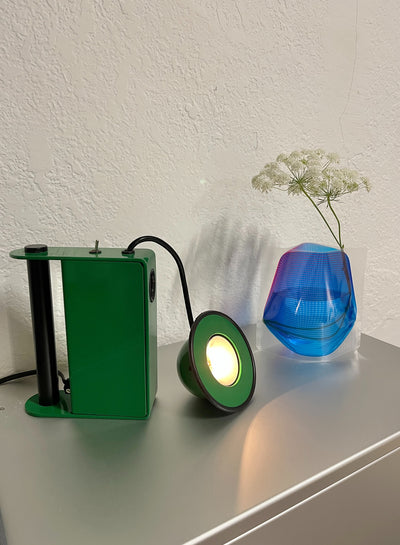 Retro Minibox Table & Wall Lamp
