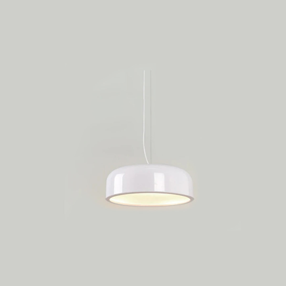 Metal Dome Pendant Light - Adjustable Cord Ceiling Fixture