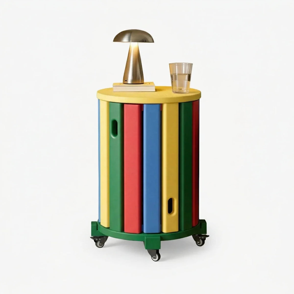 4 in 1 wooden stool set with space saving design