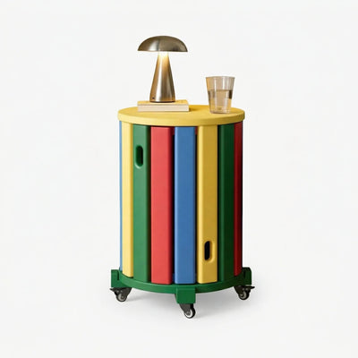 4 in 1 wooden stool set with space saving design