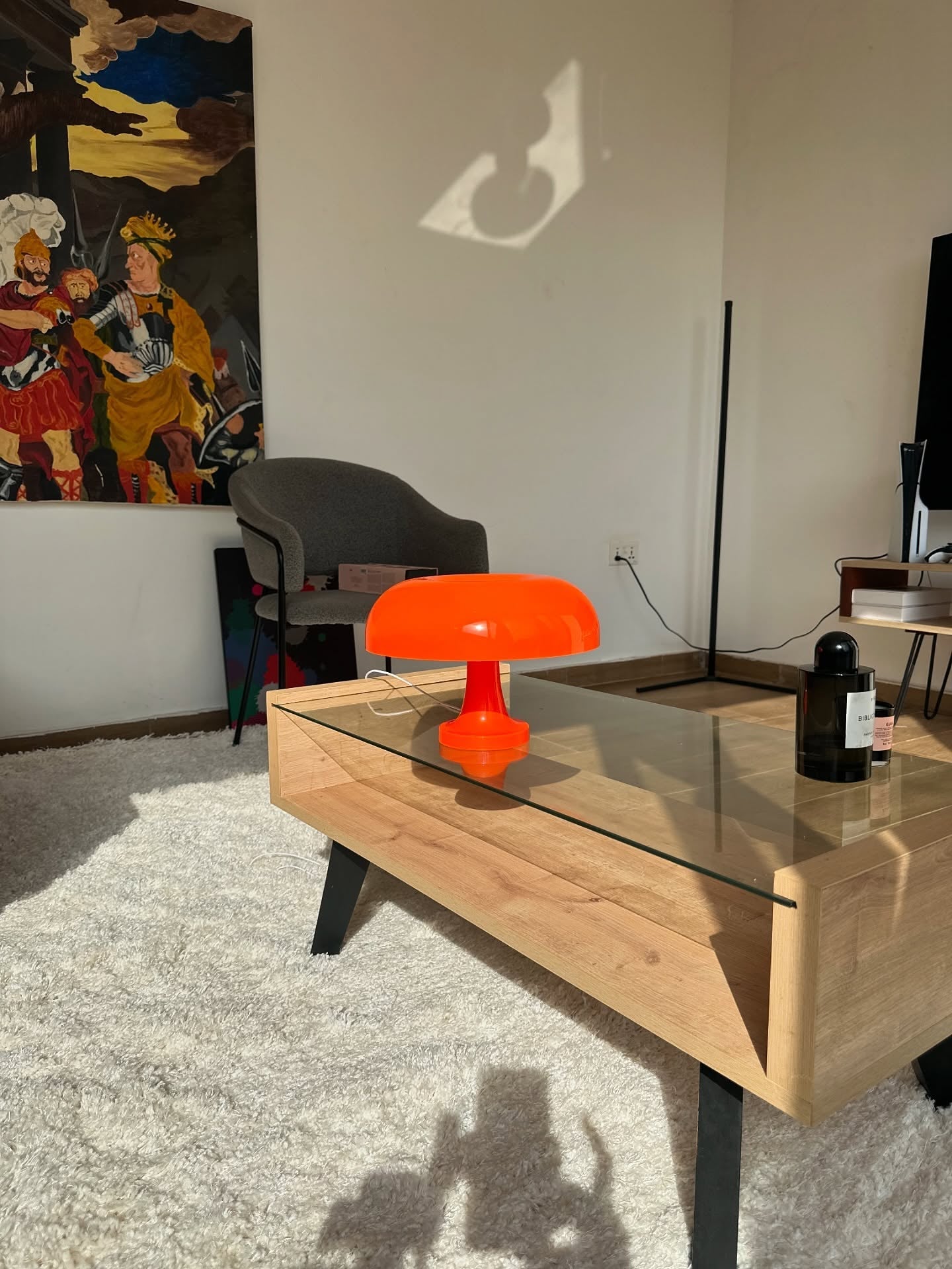 Macaron LED Table Lamp – Mushroom Design