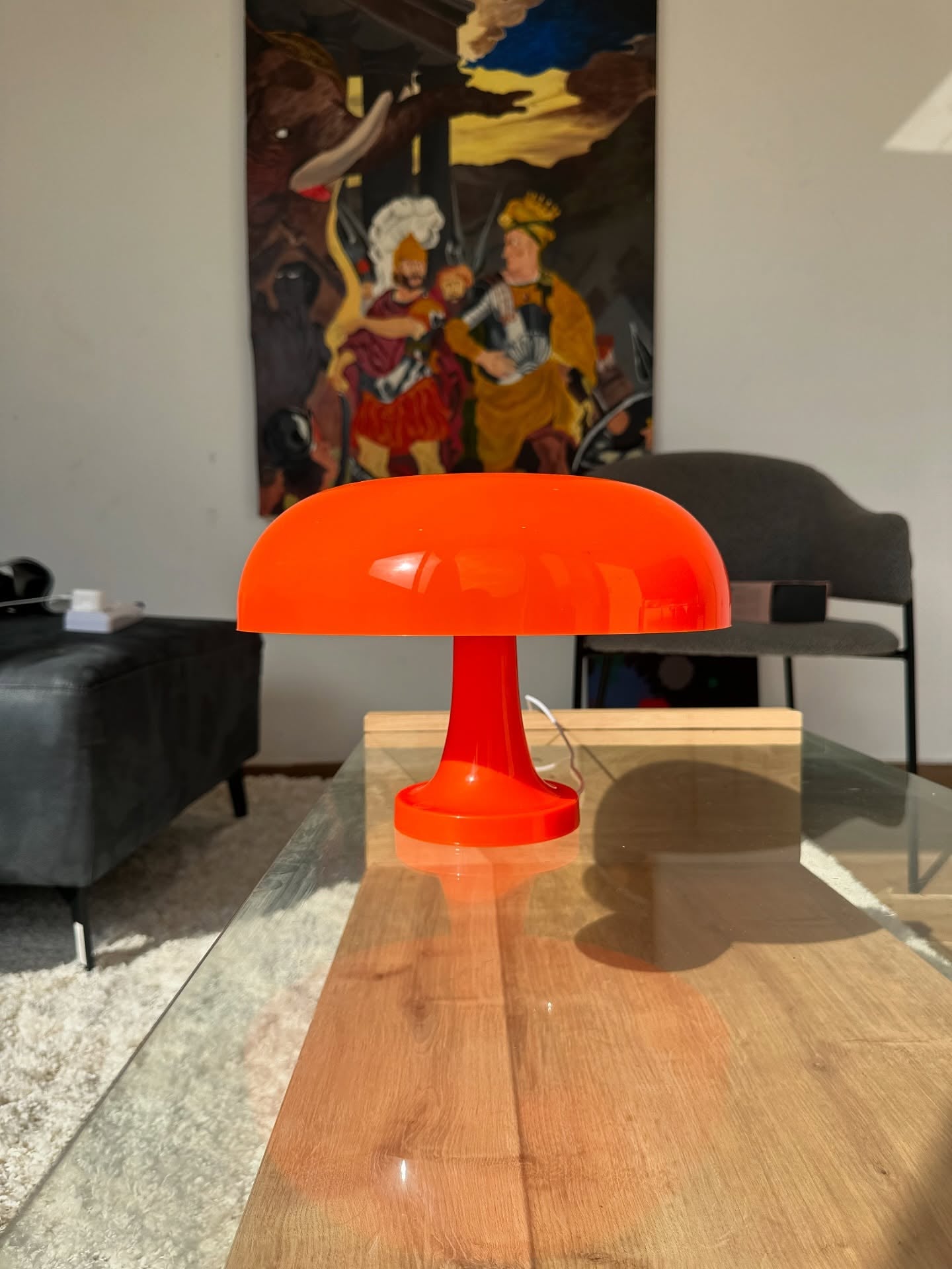 Macaron LED Table Lamp – Mushroom Design