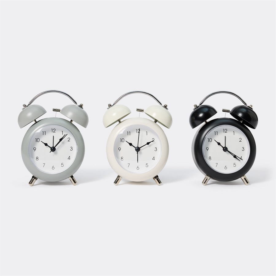 ELEGANT METAL BELL ALARM CLOCK