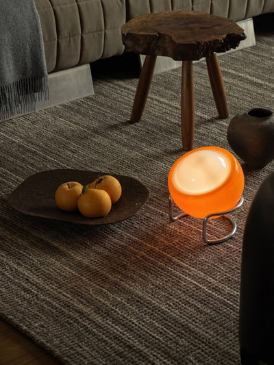 Bauhaus Egg Lamp – Retro Table Lamp, LED Corded Light
