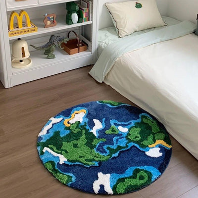 TERRA-SPHERE | Earth-Inspired Round Rug