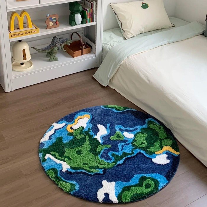 TERRA-SPHERE | Earth-Inspired Round Rug