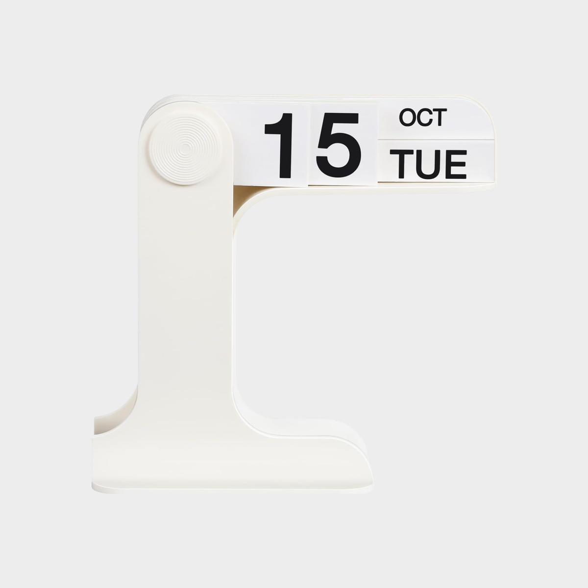 desktop flipping calendar - modern black desk organizer tabletop sculpture for modern living room decor