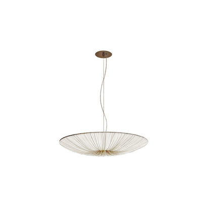 Fabric Pendant Chandelier – Japanese Wabi-Sabi Lighting Fixture