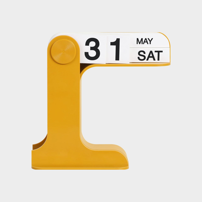 buy desktop flipping calendar - modern black desk organizer online, unique gift idea