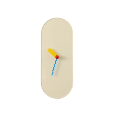 Dopamine Chubby Clock – Colorful Minimalist Wall & Desk Clock with Stand