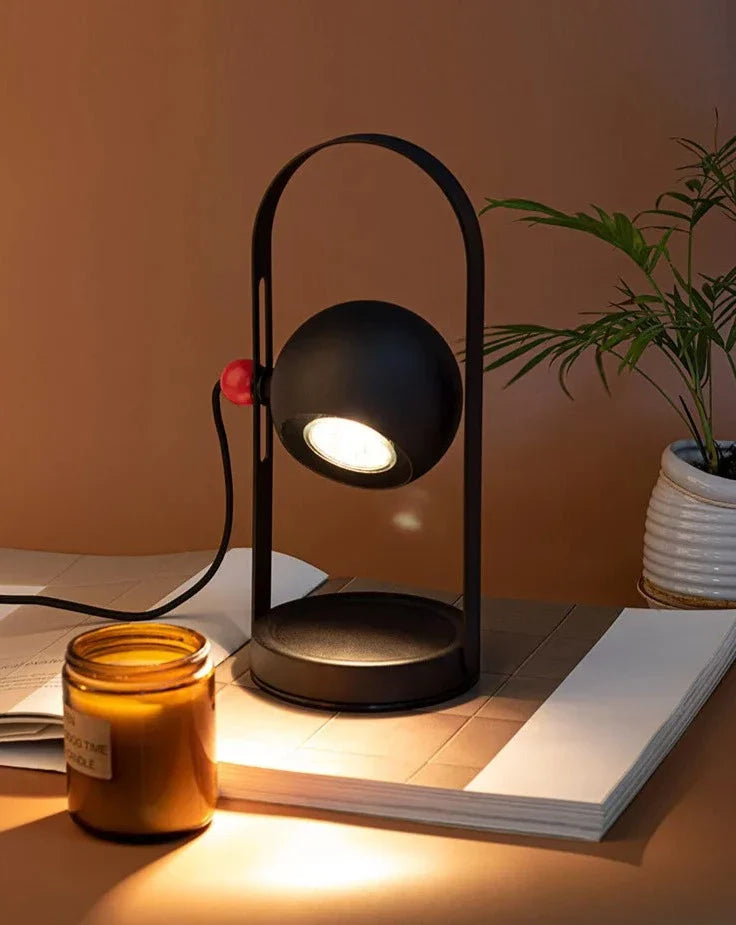 Black Dimmable Candle Warmer - Ambient Lighting Accessory