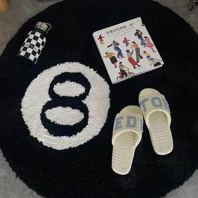 8 Ball Rug – Modern Area Rug | Polyester Floor Mat