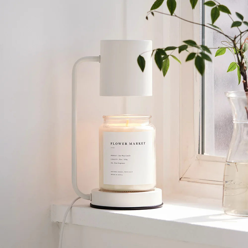 Dimmable Candle Warmer - Nordic Minimalistic Metal Design