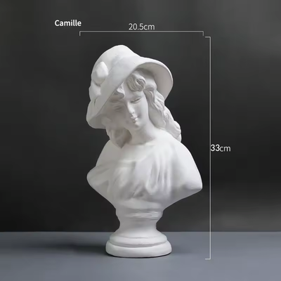 Art Plaster Statues – Classical Bust Sculptures