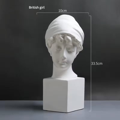 Art Plaster Statues – Classical Bust Sculptures