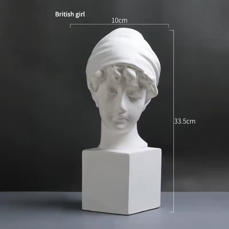 Art Plaster Statues – Classical Bust Sculptures