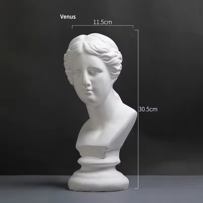 Art Plaster Statues – Classical Bust Sculptures