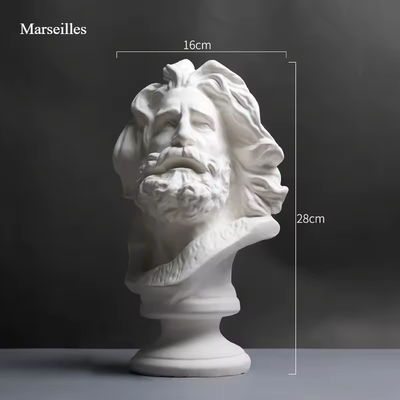 Art Plaster Statues – Classical Bust Sculptures