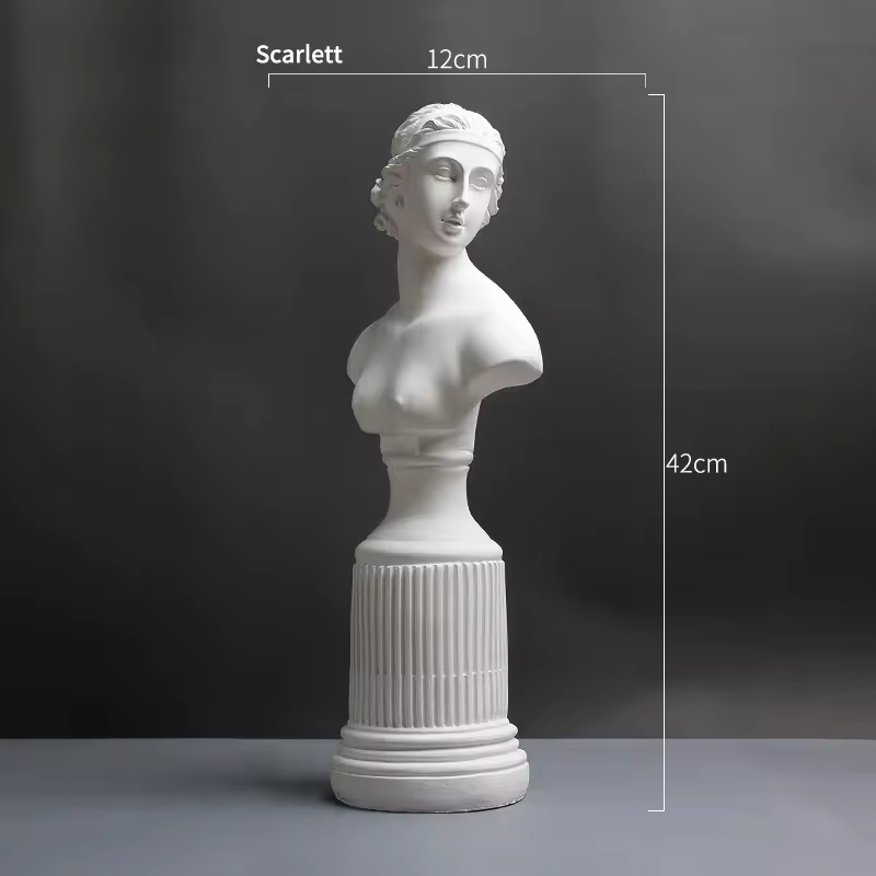 Art Plaster Statues – Classical Bust Sculptures
