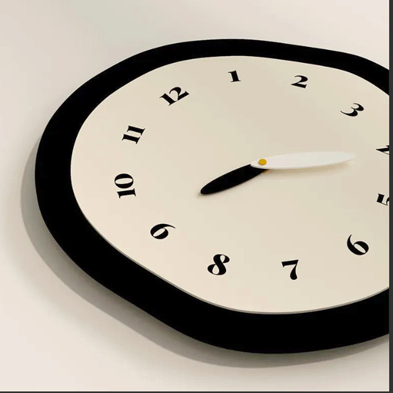 Abstract Wall Clock - Silent Pendulum Quartz Timepiece