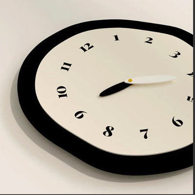Abstract Wall Clock - Silent Pendulum Quartz Timepiece