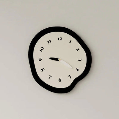 Abstract Wall Clock - Silent Pendulum Quartz Timepiece
