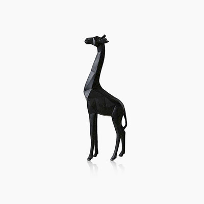 Geometric Giraffe Statue – Abstract Resin Sculpture