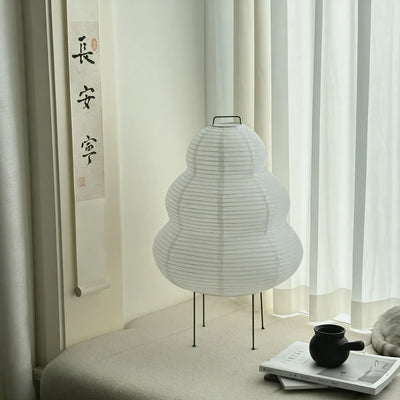 PAPPERSLYKTA | Sculptural Paper Table Lamp