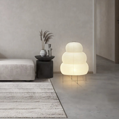 PAPPERSLYKTA | Sculptural Paper Table Lamp