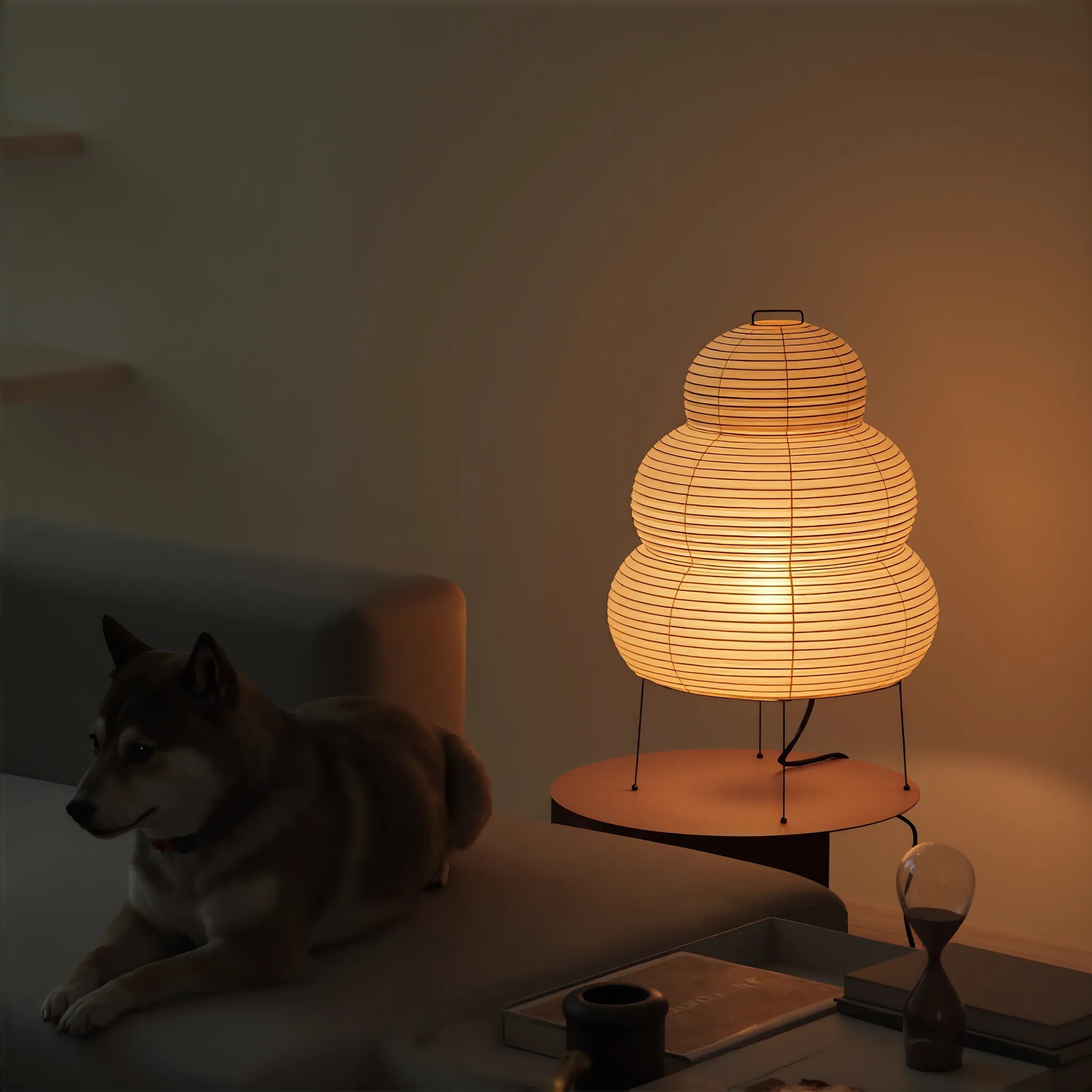 PAPPERSLYKTA | Sculptural Paper Table Lamp
