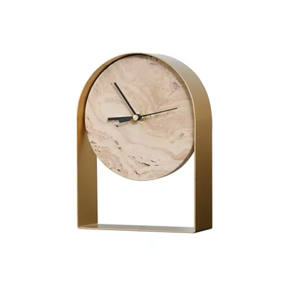 Artisan Marble Desktop Clock Modern Model