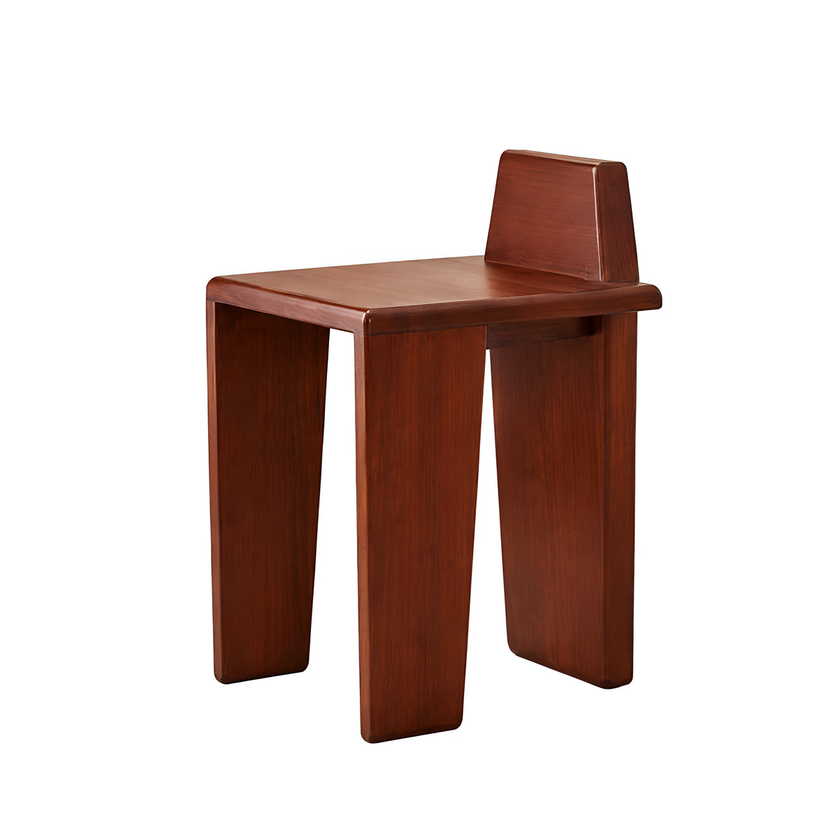 BLOCK FORM | Solid Wood Brutalist Dining Chair