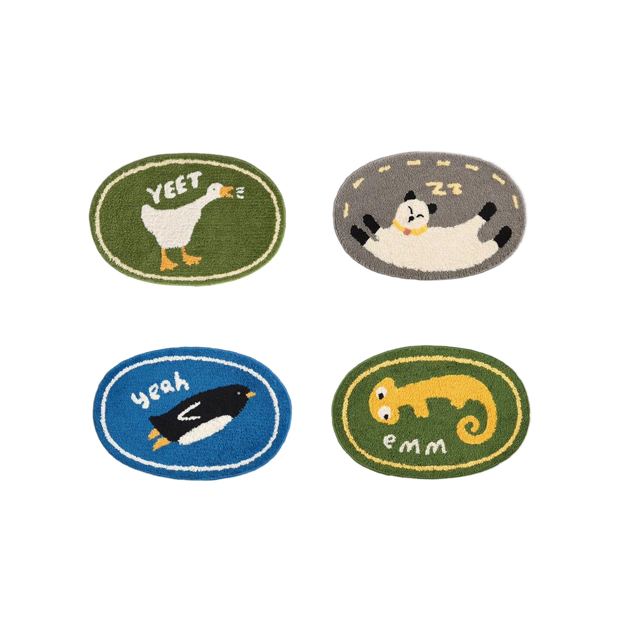 Animal Bath Mat – Cute Plush Soft Fluffy Rug