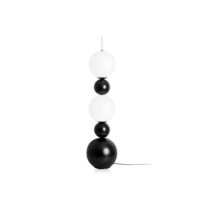 Bauhaus Floor Lamp - Stacking Ball Black Lamp