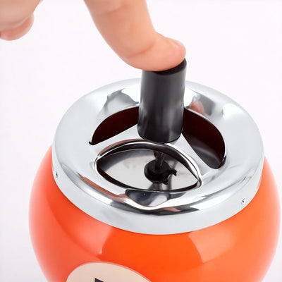 Metal Billiards Ashtray | Contemporary Smoking Accessory
