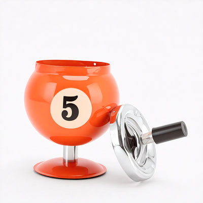 Metal Billiards Ashtray | Contemporary Smoking Accessory
