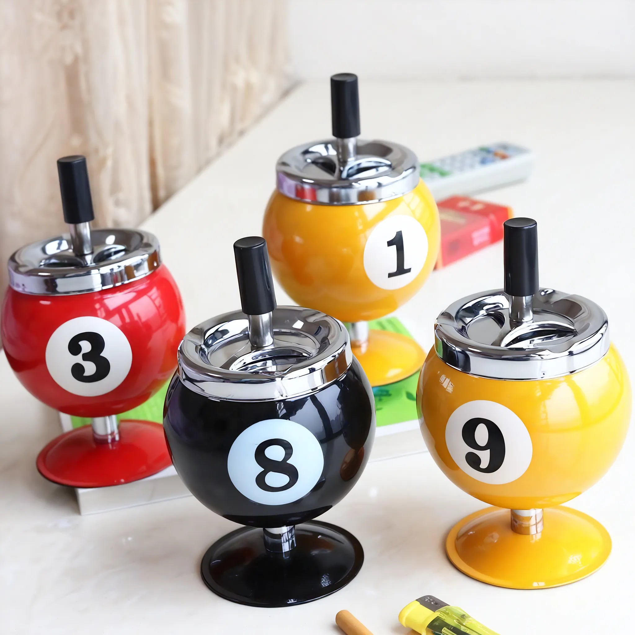 Billard Ball Retro Spin Dish – A Playful Accent for Any Space