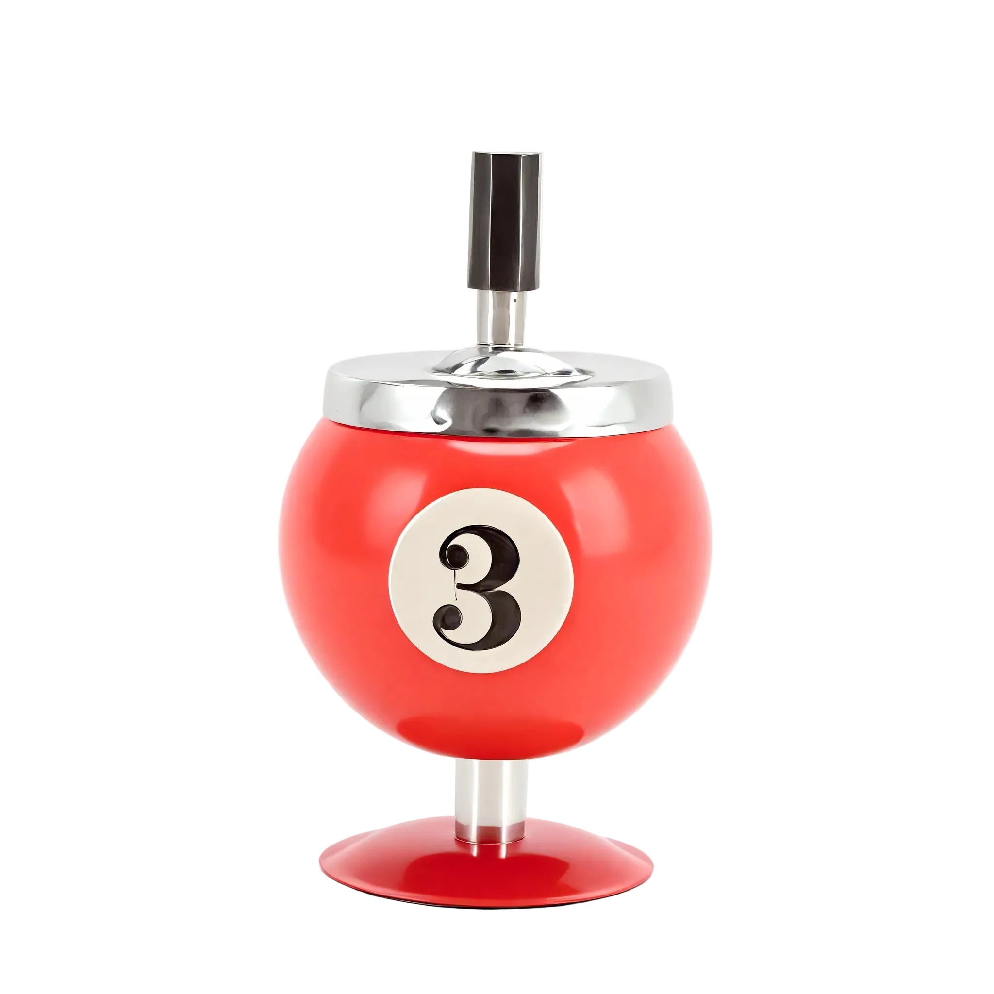 Metal Billiards Ashtray | Contemporary Smoking Accessory